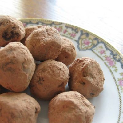 Easy chocolate truffles