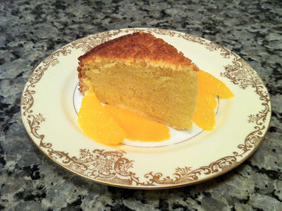 Olive oil cake with orange