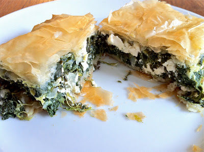 Spinach pie (aka spanakopita)