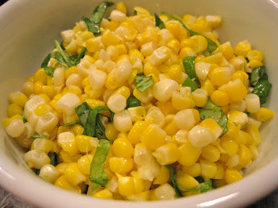 Fresh corn salad