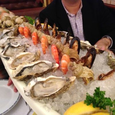 Seafood extravaganza in Lyon, France