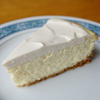 My mom’s “Waldorf Astoria” cheesecake