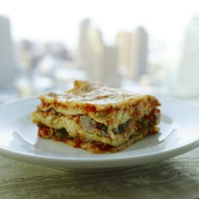 Snow day lasagne