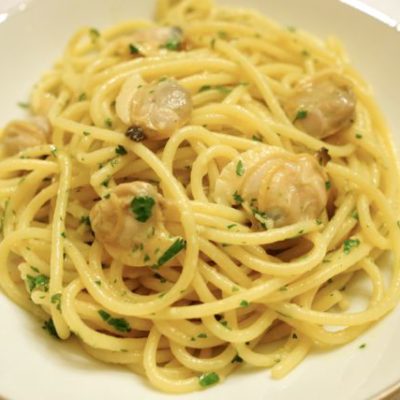 Uncle R’s clam spaghetti