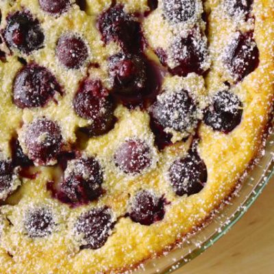 Cherry clafoutis