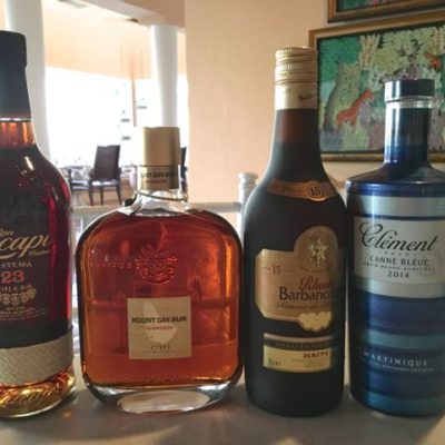 Rum tasting at the Malliouhana, Anguilla