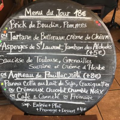 Lunch at Le Bontemps, Medoc