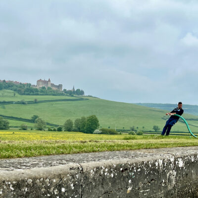 Burgundy aboard Saroche